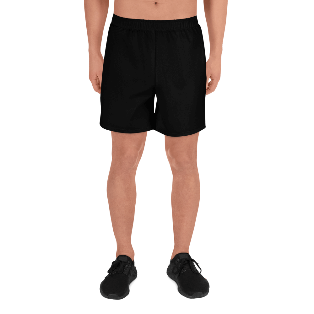 Man wearing Essential Training Shorts from Neue Supply Co. Front view of model.